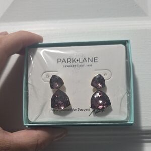 Park Lane Amethyst-Toned Earrings
